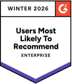 G2 Users Most Likely to Recommend Enterprise Winter 2026